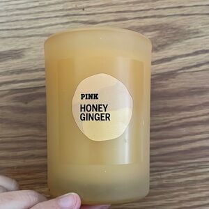 Pink Honey Ginger Candle NWT